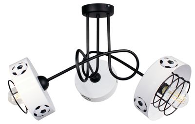 Lampa DECORI Edison Max 3 Spiro Mundial Czarny, 1 szt
