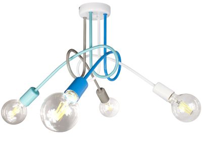 Lampa DECORI Edison Max 4 Biały MIX, 1 szt