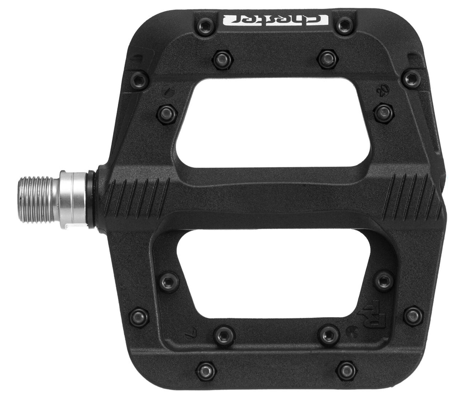 Race Face Chester Composite Flat Pedals, Color: black