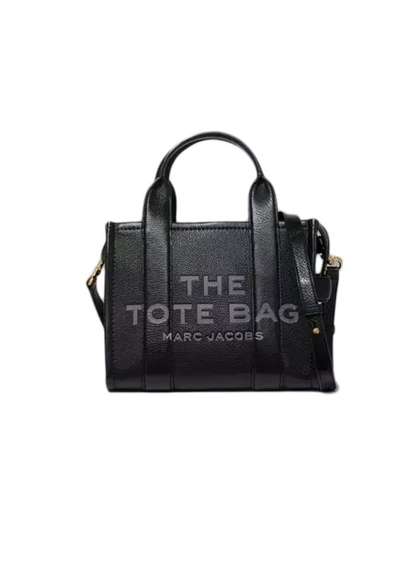 MARC JACOBS / The Leather Small Tote Bag, Color: 001;Black, Size: o/s