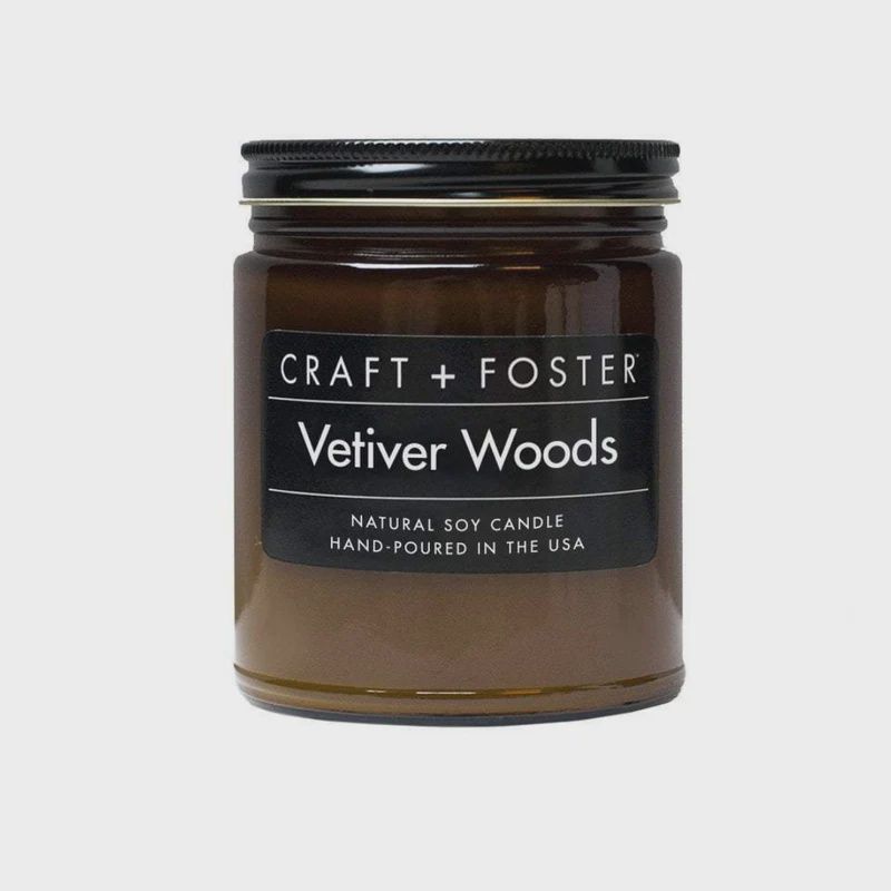 Vetiver Woods Candle (8 oz)