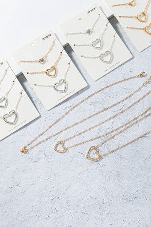 Timant Heart Set 3 Piece Multi Heart Set