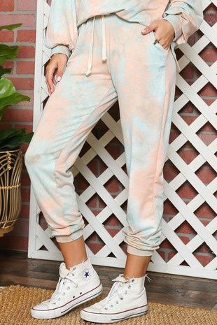 Tye Dye Frech Terry Jogger Pants