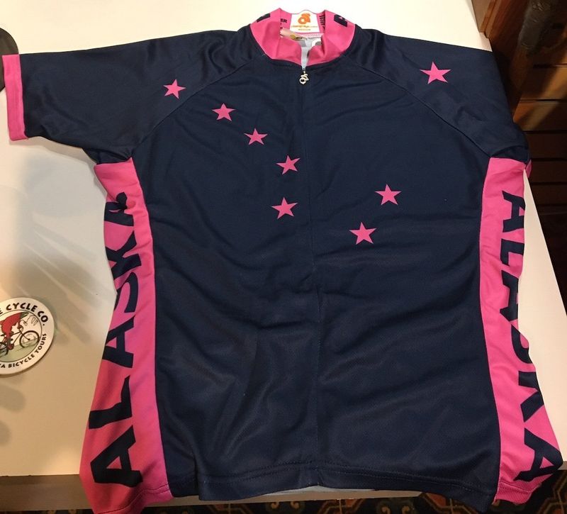 Jersey Womens SS Free Spirit Alaska Pink Flag