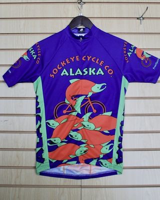 Jersey Womens SS Free Spirit Sockeye Fish