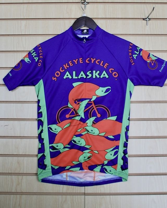 Jersey Womens SS Free Spirit Sockeye Fish