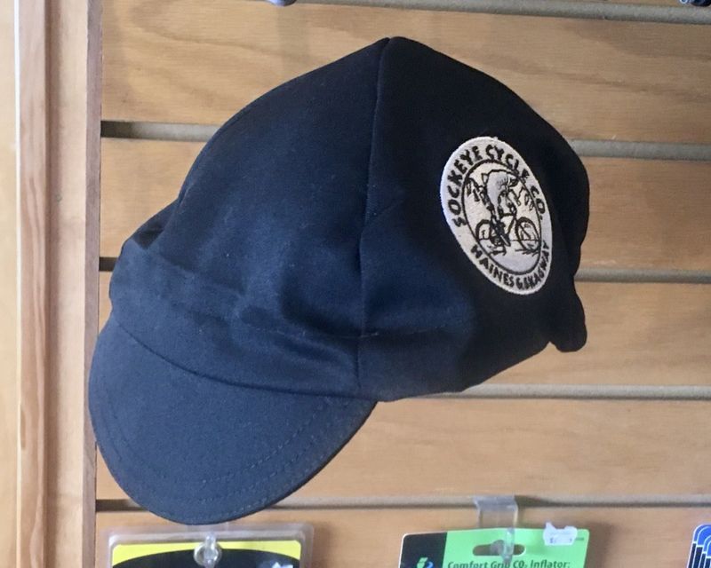 Cycling Cap Walz Cotton 4-Panel Black with Embroidery