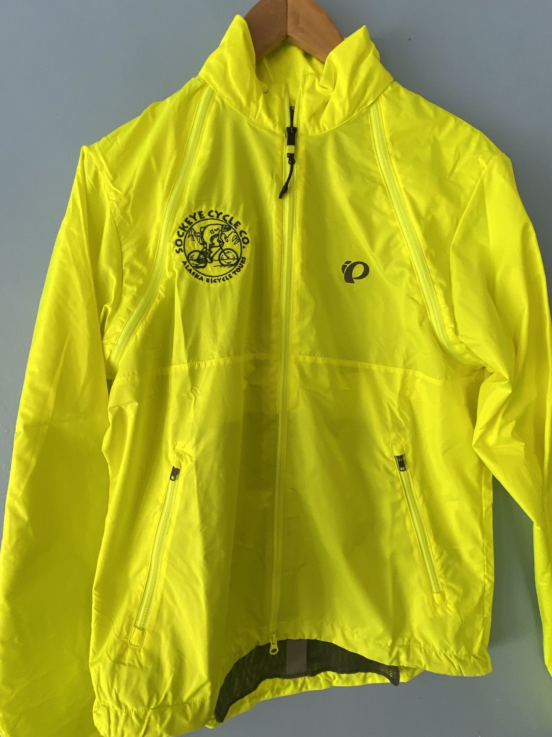 Jacket Mens Pearl Izumi QBC, Color: Screaming Yellow, Size: S