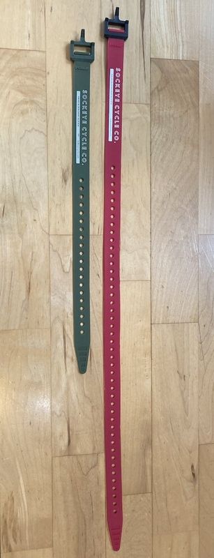 Voile Straps 25&quot; Red w/ Nylon Buckle - Sockeye Cycle Logo