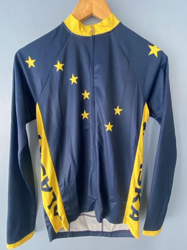 Jersey Mens LS Free Spirit Alaska Flag