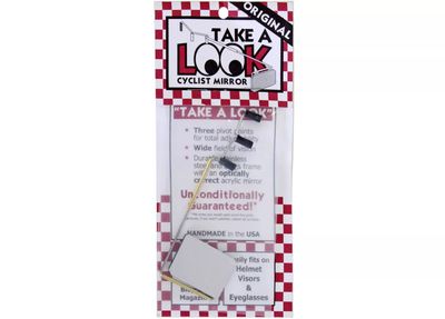 Bike Peddler Take A Look Mirror Original Front Glasses or Visor Mounted