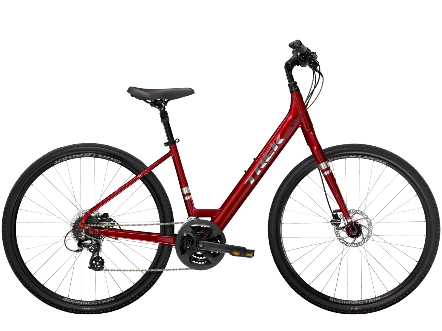 Trek Verve 2 Disc Low Step S Rage Red