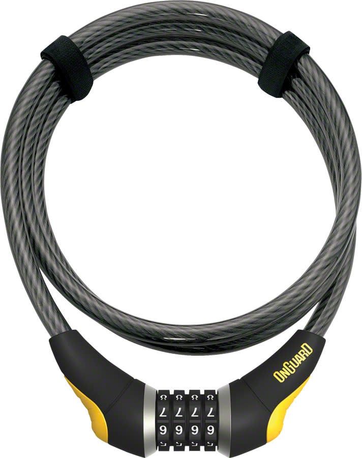 OnGuard Lock 8041 Combo Cable Akita 6&#39; x 12mm