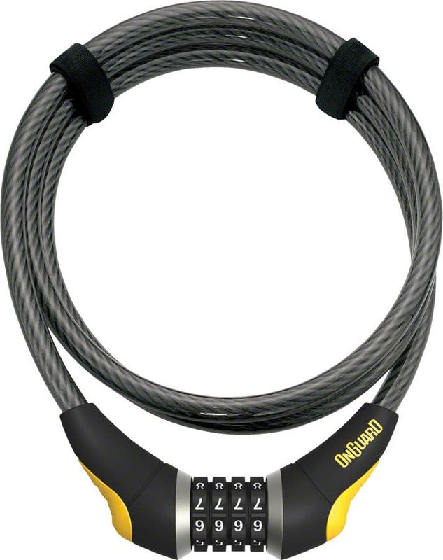 OnGuard Lock 8041 Combo Cable Akita 6&#39; x 12mm