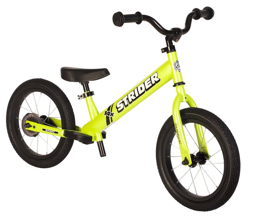 Strider 14x Sport Balance Bike, Green