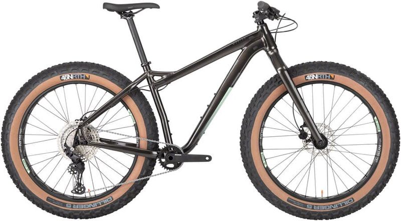 Salsa Mukluk Deore 11 Fat Tire Bike - 26&quot;, Aluminum, Black, Xlarge
