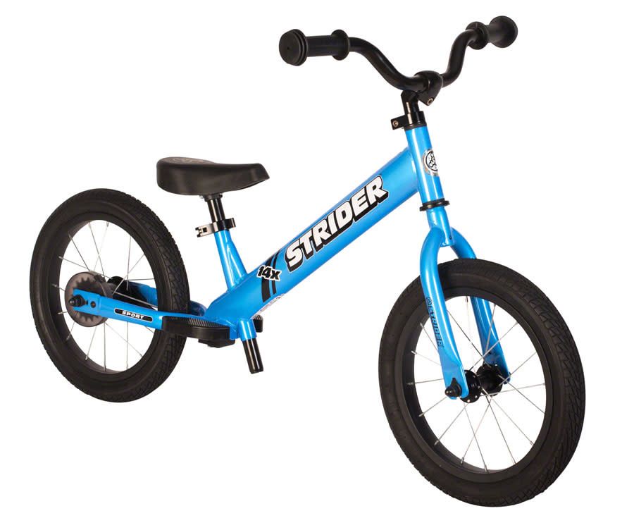 Strider 14x Sport Balance Bike, Blue