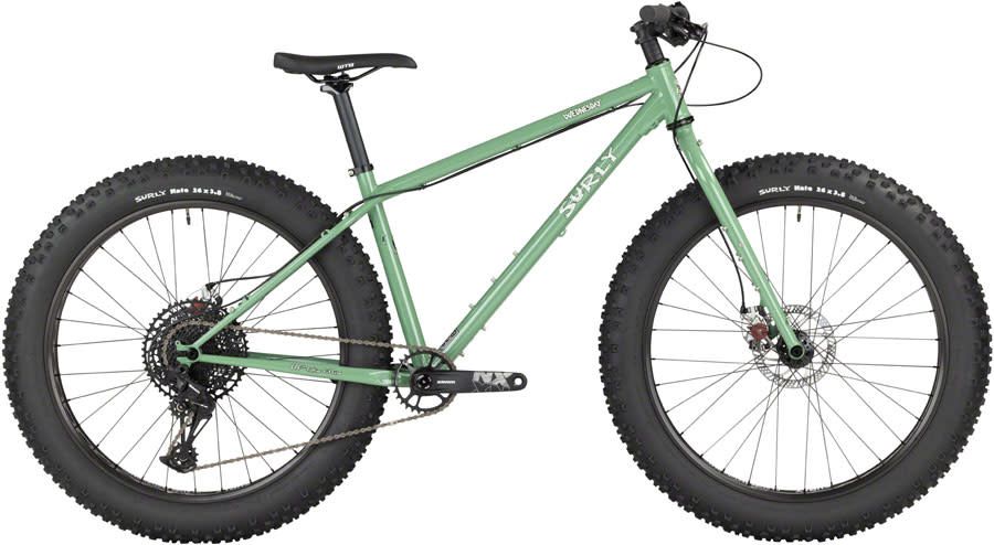 Surly Wednesday Fat Bike - 26 Steel Shangri-La Green Large