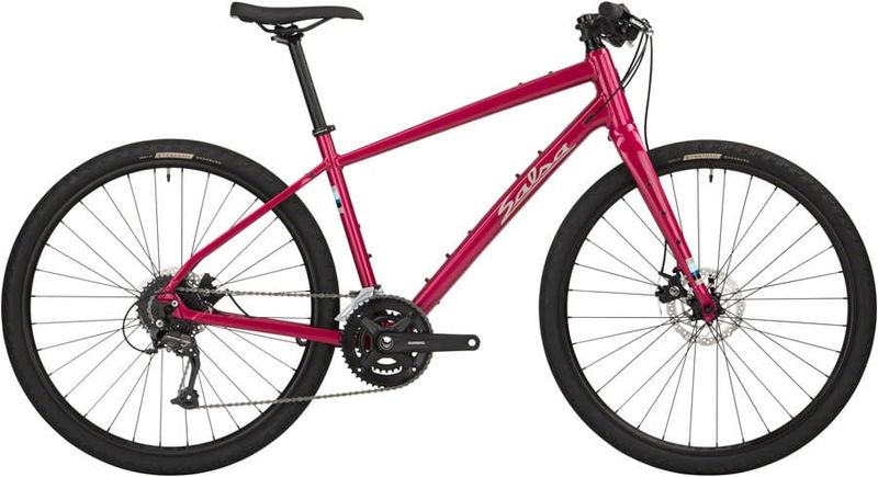 Salsa Journeyer 2.1 Flat Bar Altus 650 Bike - 650b, Aluminum, Ruby Red, XS