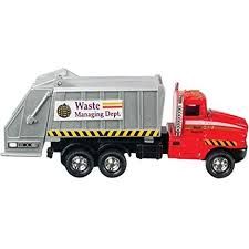 Die Cast Sanitation Truck, Color: Red