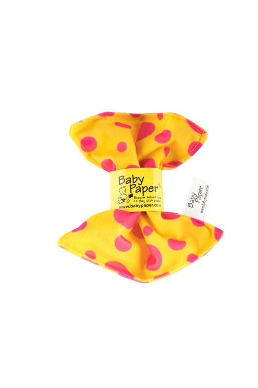 Baby Paper Yellow Pink Dot