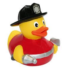 Rubber Duckie Occupations, Animal/Character: Firefighter