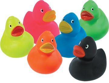 Rubber Duckies Assorted Colors