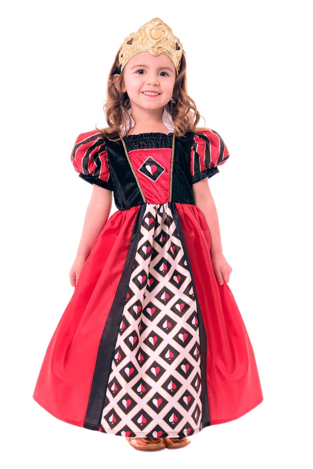 Queen of Hearts with Soft Crown, Size: Small