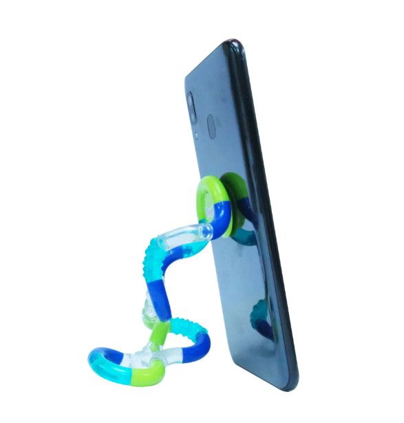 Tangle Phone Fidget, Color: Green and Blue