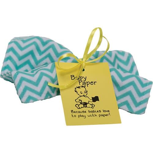 Baby Paper Turquoise Zig Zag