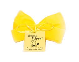Baby Paper Solid Yellow