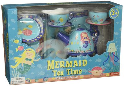 Mermaid Tin Tea Set