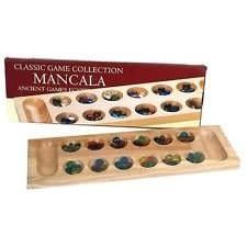 Mancala with Glass Beads