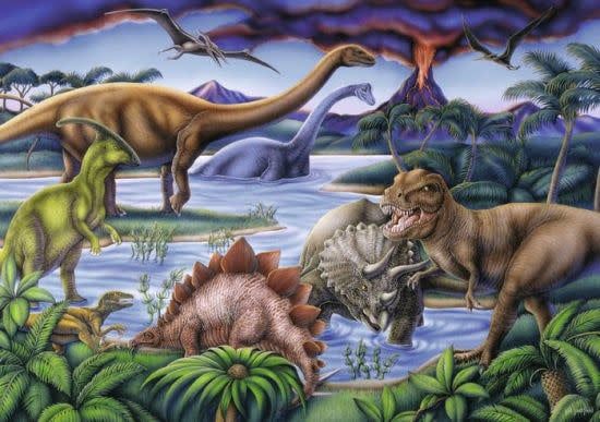 Dinosaur Playground 35 pc