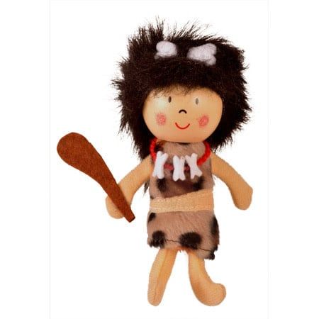 4.5&quot; Cavewoman Finger Puppet