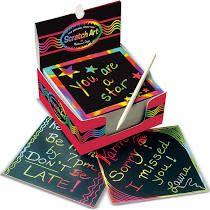 Rainbow Mini Scratch Art Notes