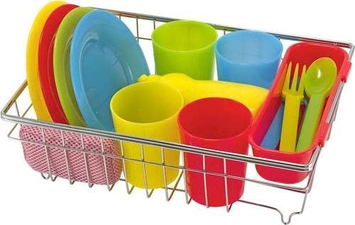 Let&#39;s Play House! Wash &amp; Dry Dish Set