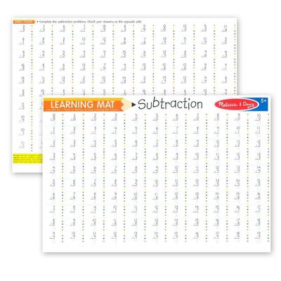 Subtraction Problems Write-a-Mat