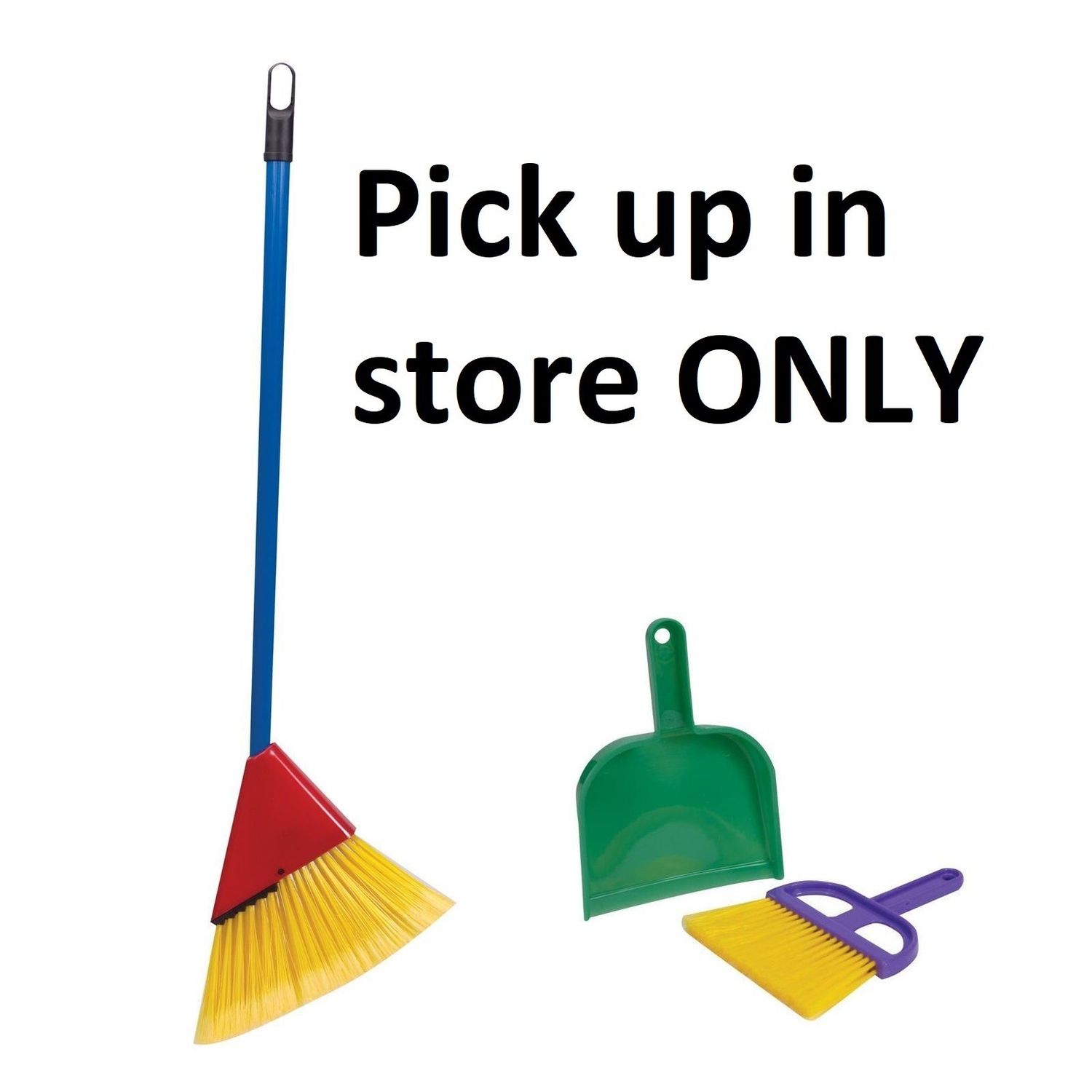 Children&#39;s Broom Primary Colors