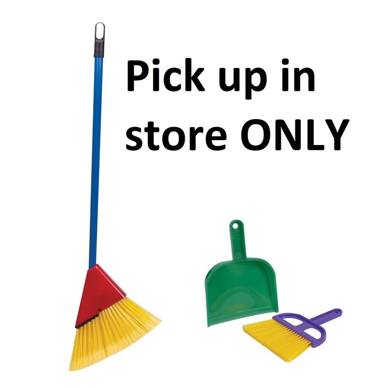 Children&#39;s Broom Primary Colors