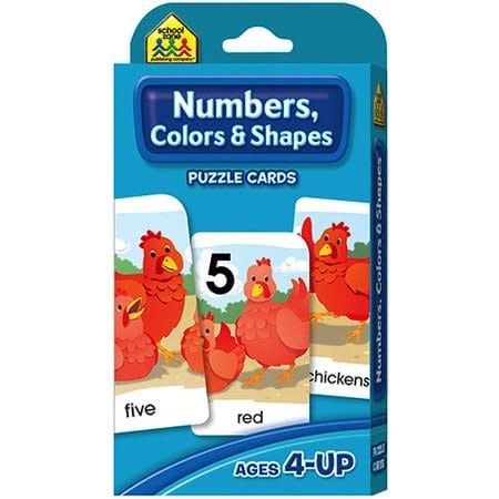 Numbers, Colors, and Shapes