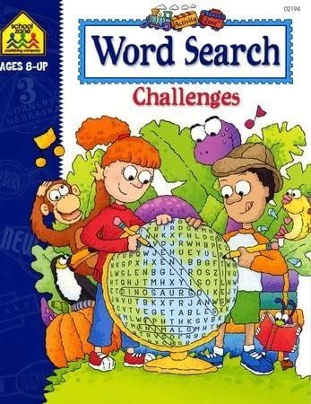 Word Searches Challenges Grade 3-4