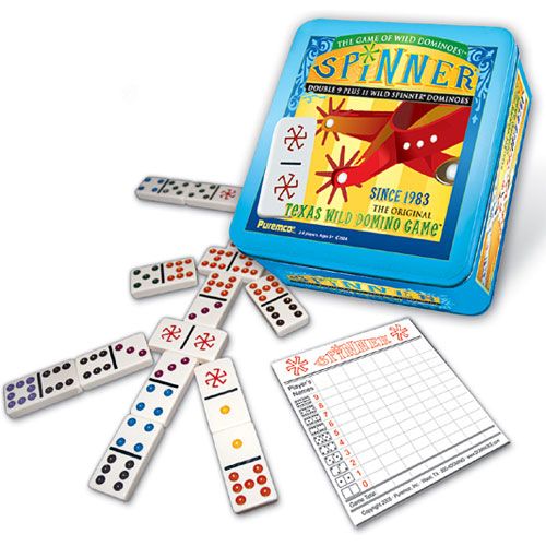 Spinner Double 9 Dominoes