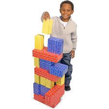 Deluxe Jumbo Cardboard Blocks 40 pc