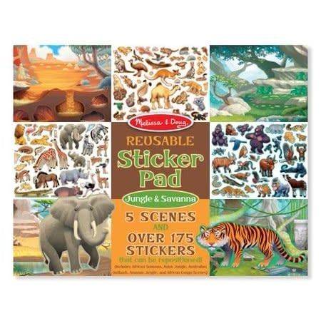 Reusable Sticker Pad - Jungle &amp; Savanna