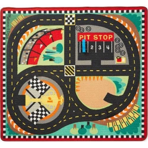 Round the Speedway Race Track Rug