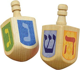 Dreidel Wooden