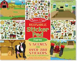 Reusable Sticker Pad - Farm