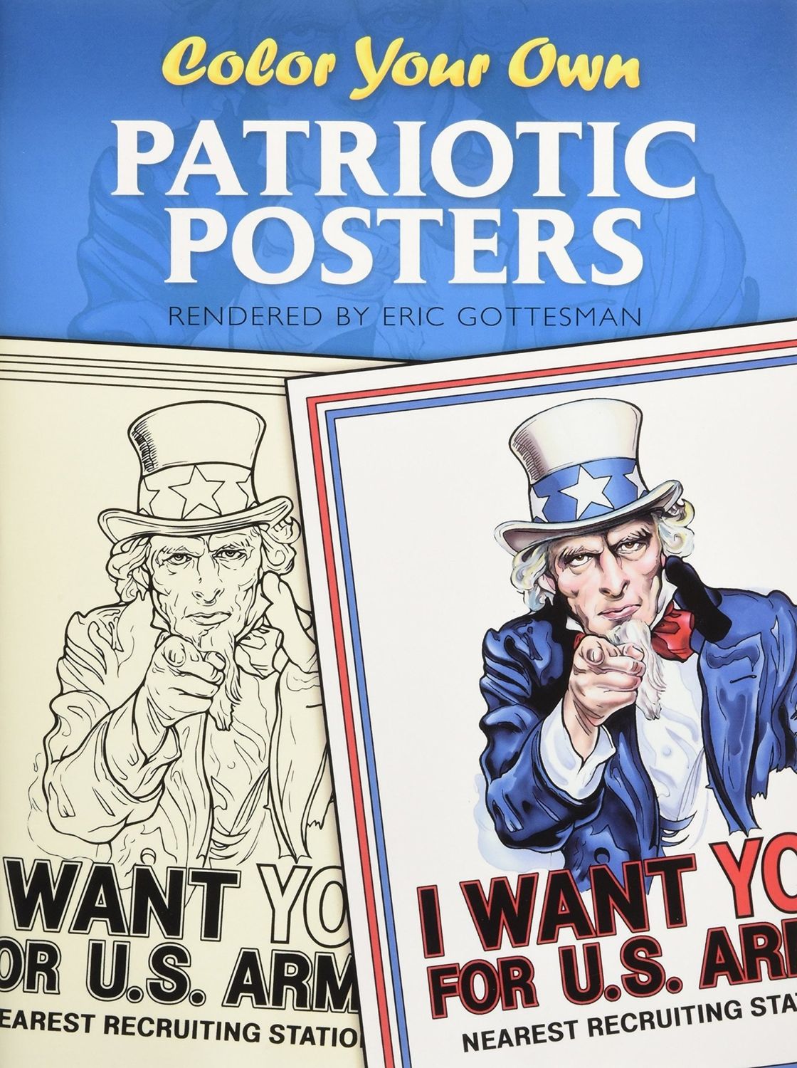 Color Your Own Patriotic Posters - Eric Gottesman