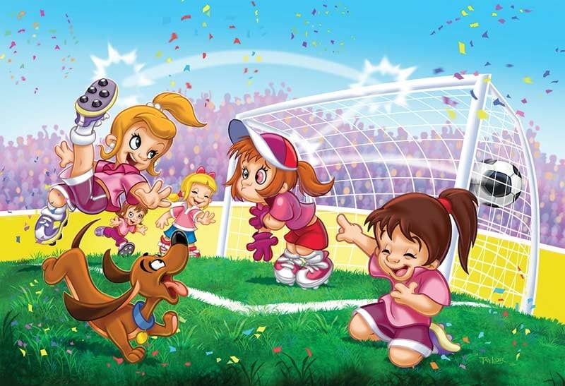 Soccer - Go Girls Go! 100 pc